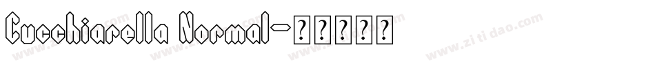 Cucchiarella Normal字体转换